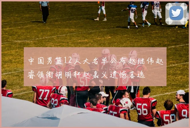 中国男篮12人大名单公布赵继伟赵睿领衔胡明轩赵嘉义遗憾落选